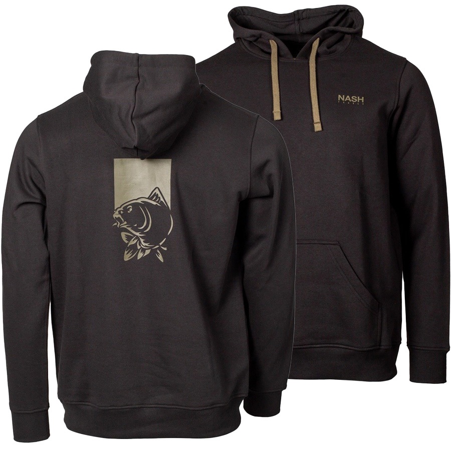 Nash mikina make it happen hoody fish logo black - s