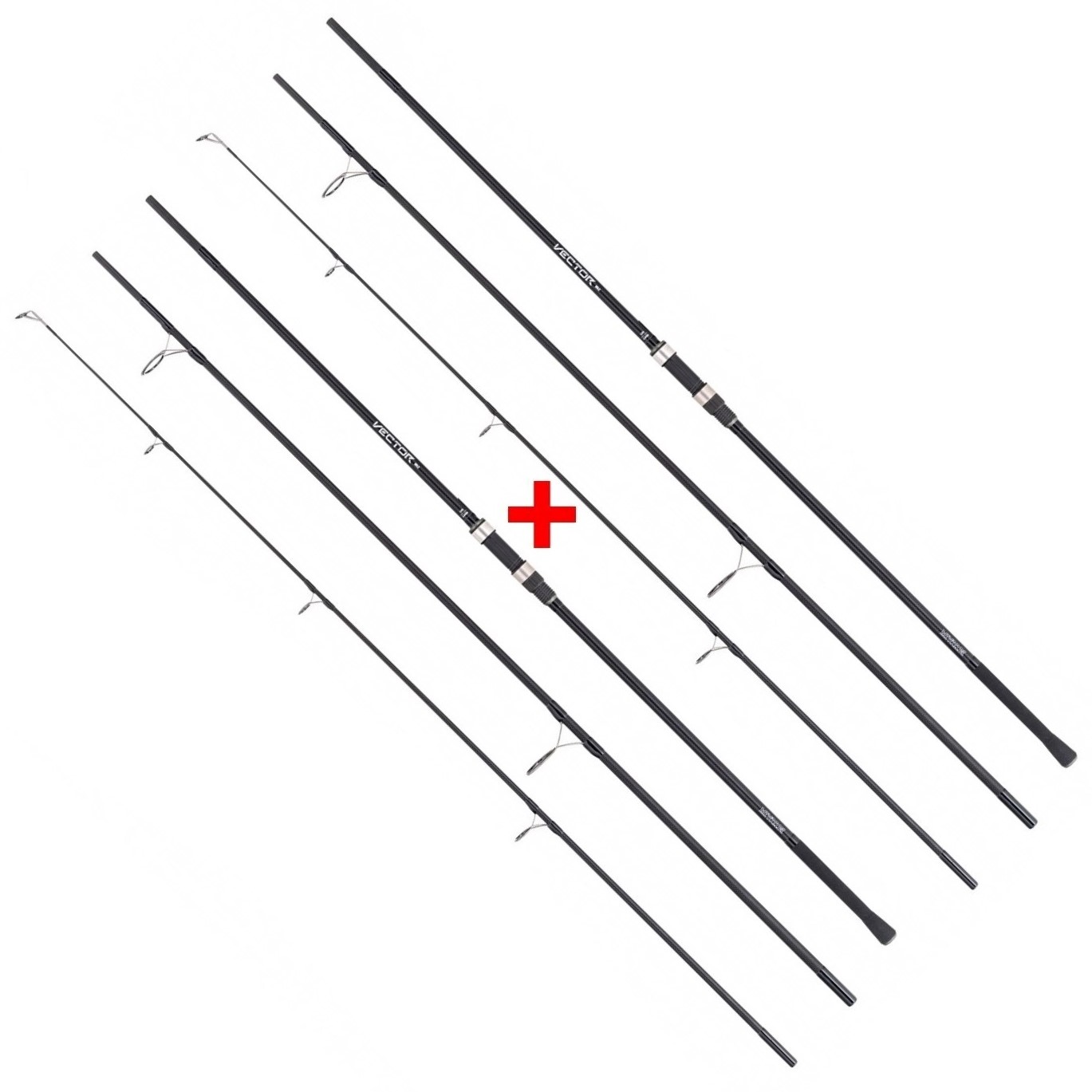 Mivardi prut vector carp mk2 3,6 m 3,5 lb 3-díl set 1+1