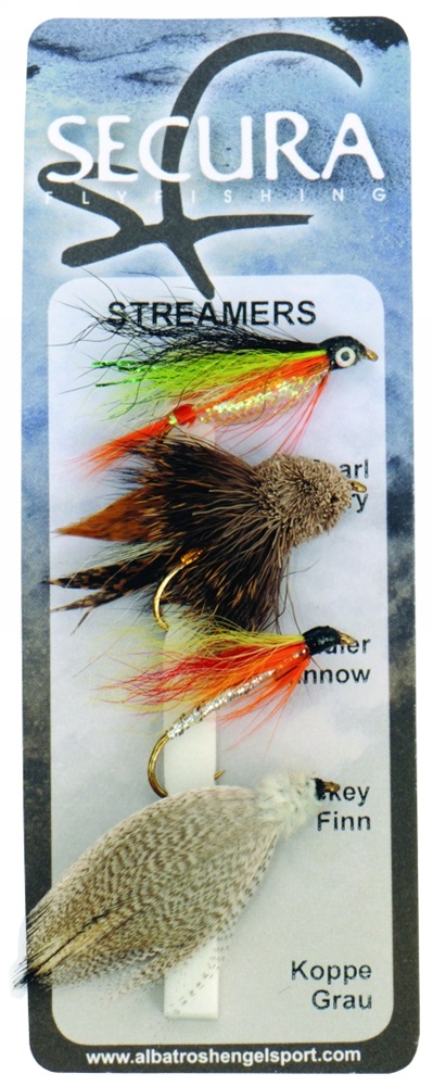 Secura flyfishing mušky streamers 4 ks