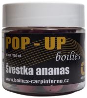 Carp Inferno Pop Up Boilies 150 ml 16 mm Ananas Švestka (1)