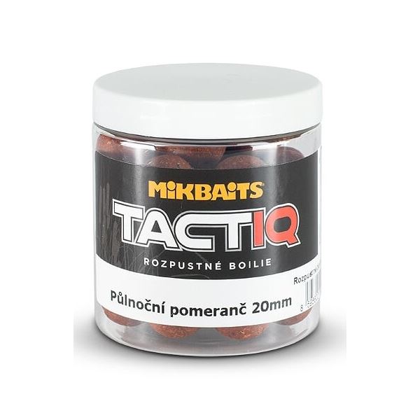 Mikbaits Rozpustné Boilies Tactiq Půlnoční pomeranč 250 ml