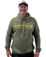 Sportex Rybářská Mikina s Kapucí Zelená - L