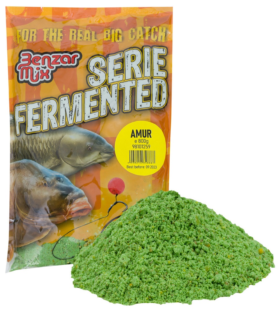 Benzar mix krmítková směs serie fermented 800 g - amur