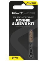 Avid Carp Obratlík s Kroužkem a Převlek Outline FleckTone Ronnie Sleeve Kit