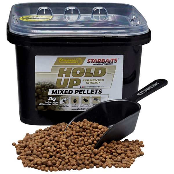 Starbaits Pelety Hold Up Fermented Shrimp Mixed 2 kg