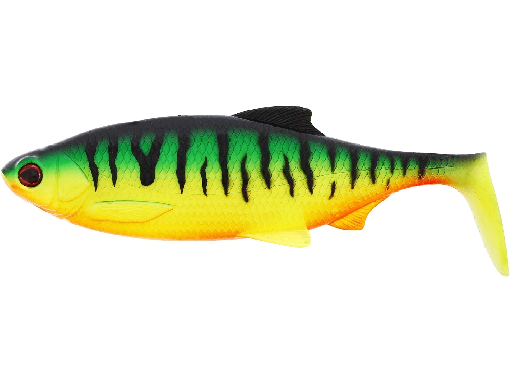 Levně Westin gumová nástraha ricky the roach shadtail firetiger 7 cm 6 g 2 ks
