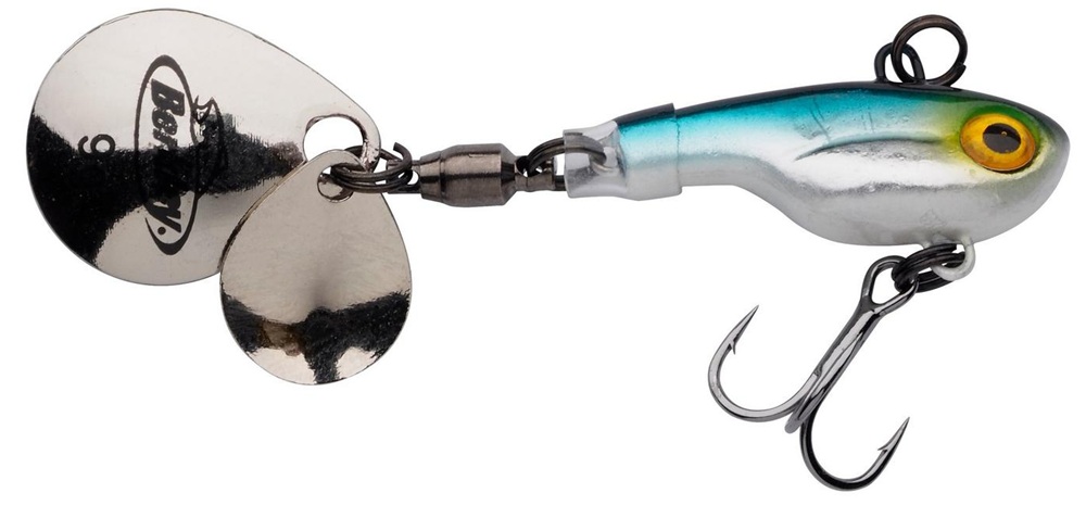 Berkley nástraha pulse spintail blue silver glitter 5 cm 5 g