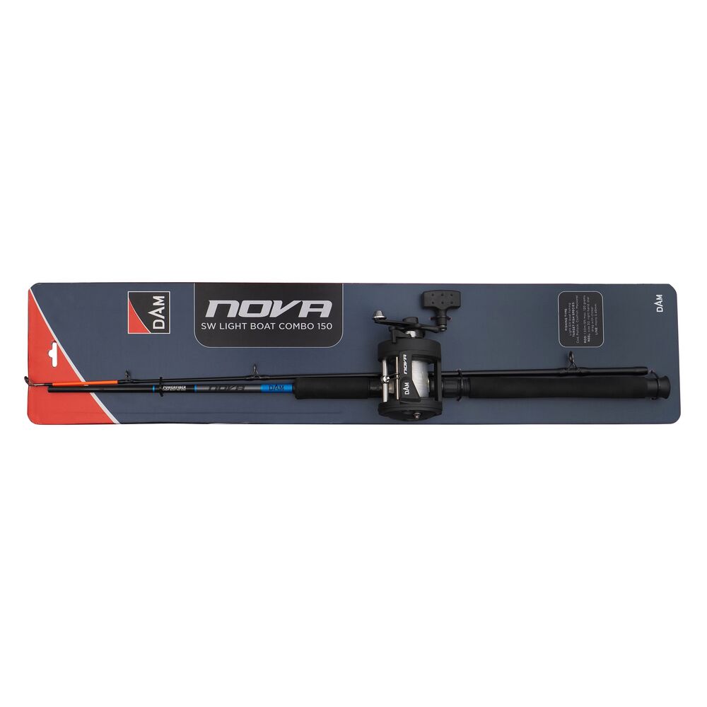 Dam prut nova sw light boat combo 1,5 m 120 g + multiplikátor 30 r