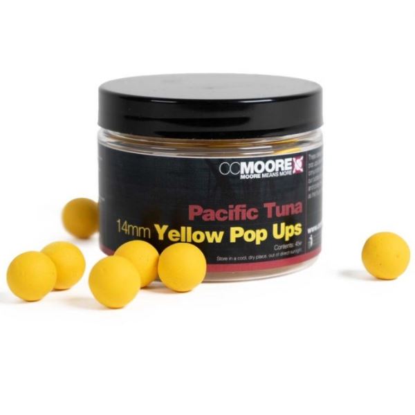 CC Moore Plovoucí Boilie Pacific Tuna Yellow Pop Up 14 mm