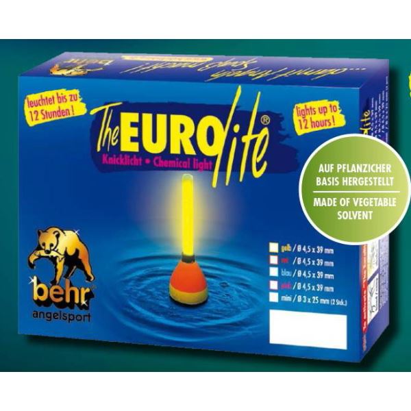 Behr Chemické Světýlko Euro Lite Žluté - 4,5x39 mm - 2 ks