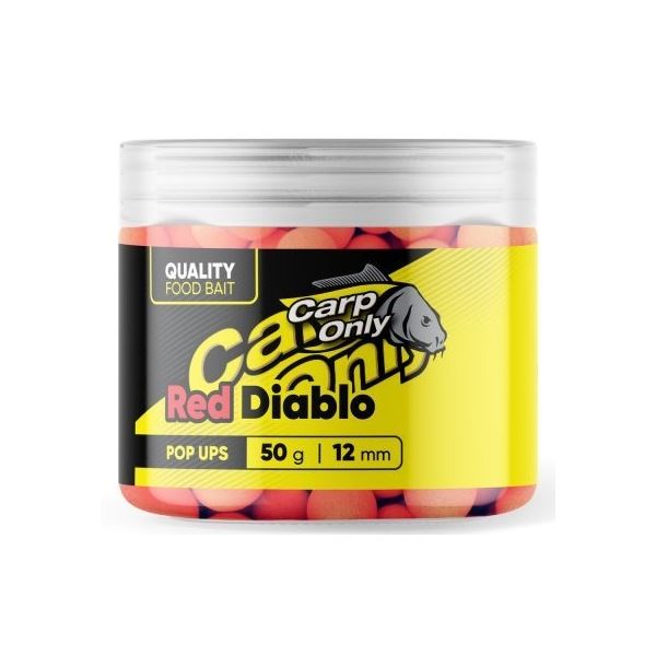 Carp Only Plovoucí Boilies Hi-Visual Pop Up Red Diablo 50 g