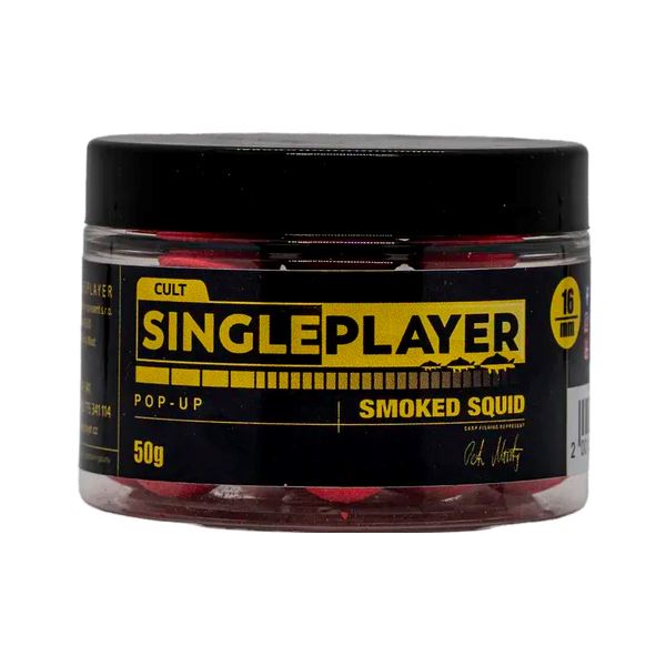 Singleplayer Plovoucí Boilies Pop-Up Boilies Smoked Squid 50 g