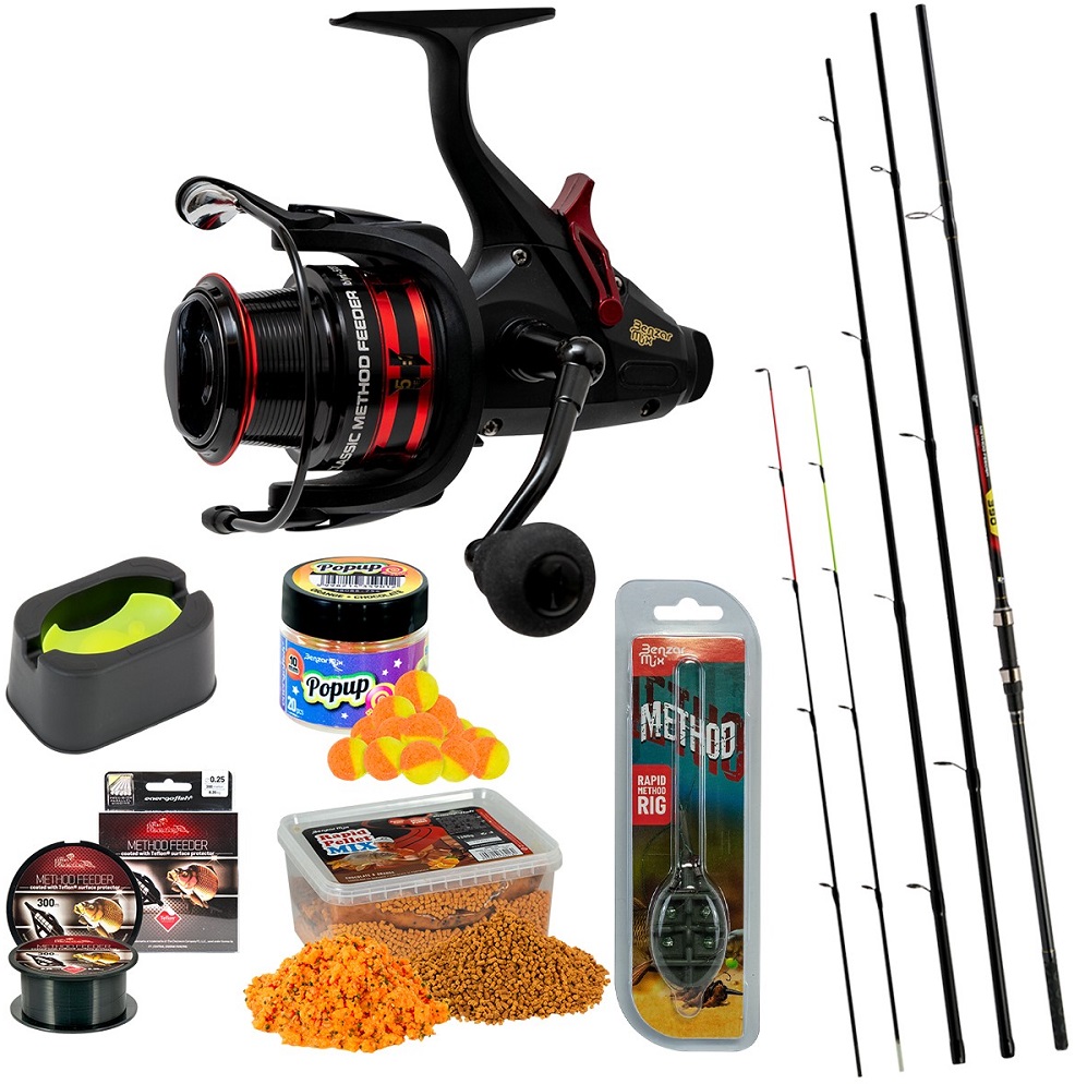 Benzar mix prut set classic method 3,9 m 100-150 g
