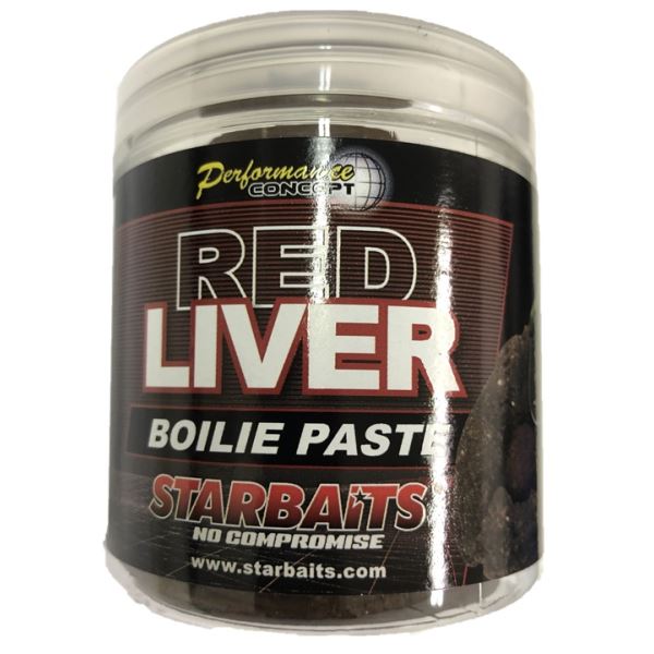 Starbaits Obalovací Pasta Red Liver 250 g