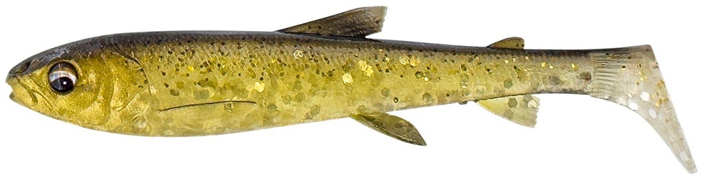 Levně Savage gear gumová nástraha 3d whitefish shad black gold- 9 cm 7 g