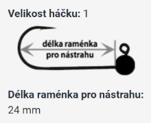 RedBass Jigová Hlavička Sickle 5 ks 1 (2)