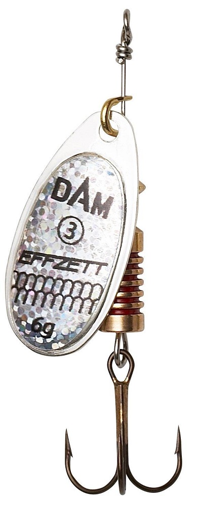 Dam třpytka standard spinner reflex silver - velikost 5 hmotnost 12 g