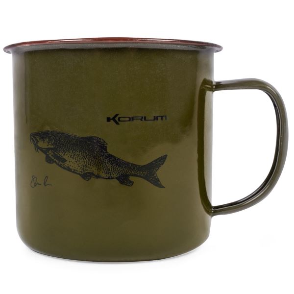 Korum Hrnek Classic Enamel Mug Barbel Parma 330 ml