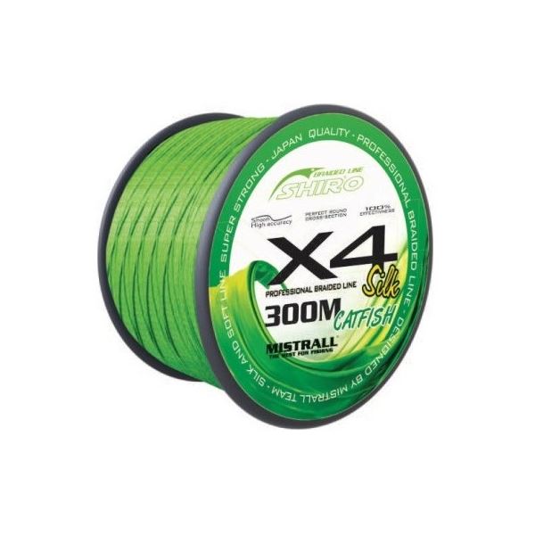Mistrall Splétaná Šňůra Green Catfish 300 m