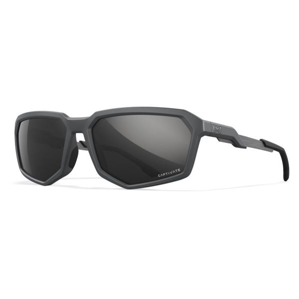 Wiley X Brýle Recon Captivate Polarized Black Mirror - Matte Grey