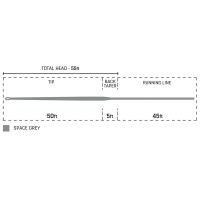 Cortland Muškařská Šňůra 444 Series Hover Space Grey 105 ft (1)