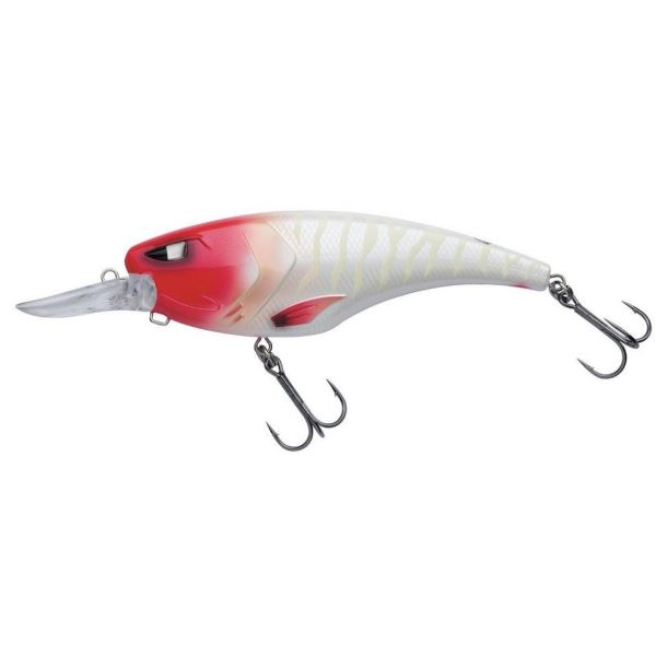 Berkley Wobler Zilla Deep Crank Red Head Zebra