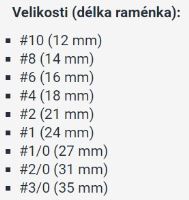 RedBass Háček Spinning Cheburashka Hooks 825 Sickle 10 ks (2)