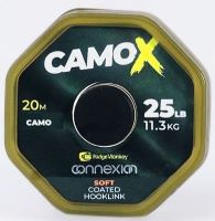 RidgeMonkey Šňůrka Connexion CamoX Soft Coated Hooklink 20 m