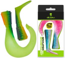 Gunki Náhradní ocásky Grouper S Fire Tiger Gunki Náhradní ocásky Grouper S Fire Tiger