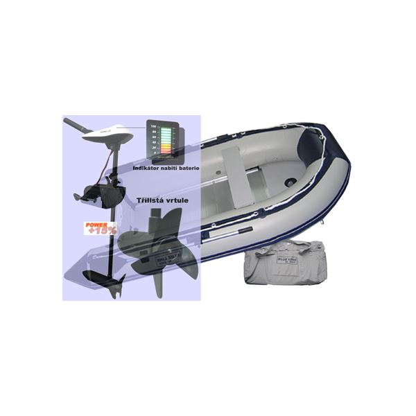 Zico - Akční Set- Rybářský člun BL290 + el.motor Turbo LX 40
