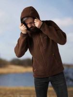 Geoff Anderson Mikina s Kapucí Teddy Hnědá (6)