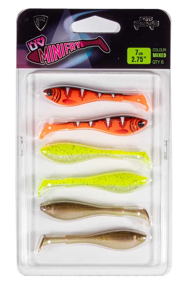 Levně Fox rage gumová nástraha micro fry mixed colour pack 4 cm