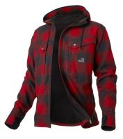 Geoff Anderson Zateplená Bunda Ezmar2+ Červená S Kapucí
