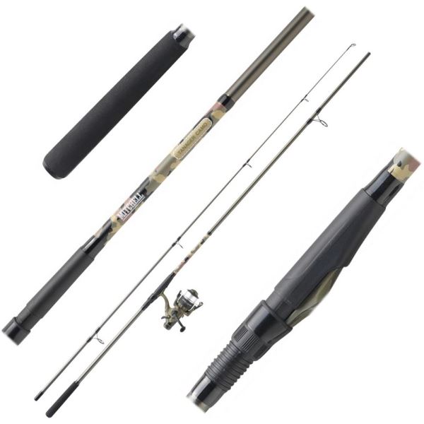 Mitchell Prut Tanager Camo Carp 3,66 m (12 ft) 3 lb + Naviják