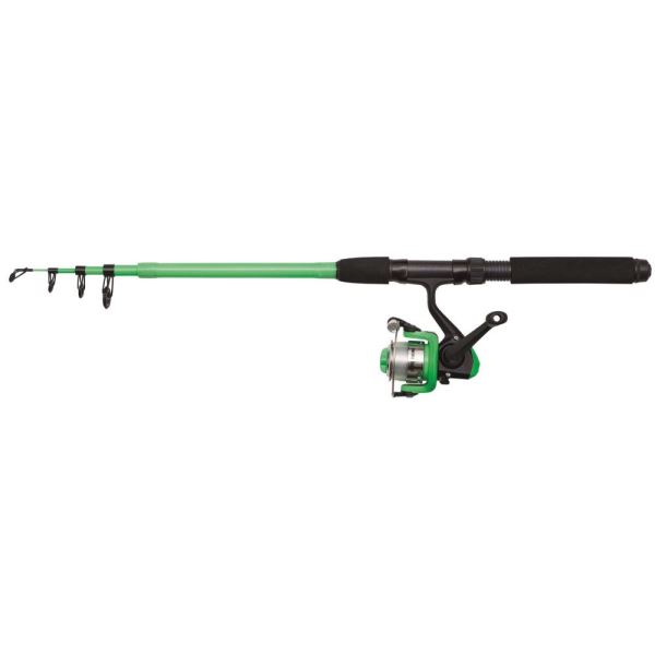 Kinetic Prut Little Viking Tele Combo Green 1,65 m 4-21 g + Naviják Spin 100-FD