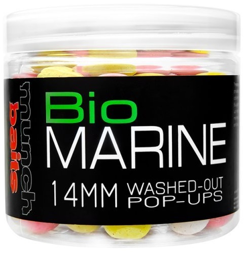 Levně Munch baits plovoucí boilies pop-ups washed out bio marine 200 ml-14 mm