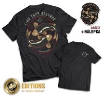 4ANGLERSDESIGN Tričko Find Your Balance - XXL