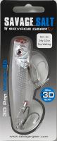 Savage Gear Wobler 3D Minnow Pop White Flash-4,3 cm 4 g