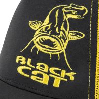 Black Cat Kšiltovka Black and Yellow Trucker Cap (5)