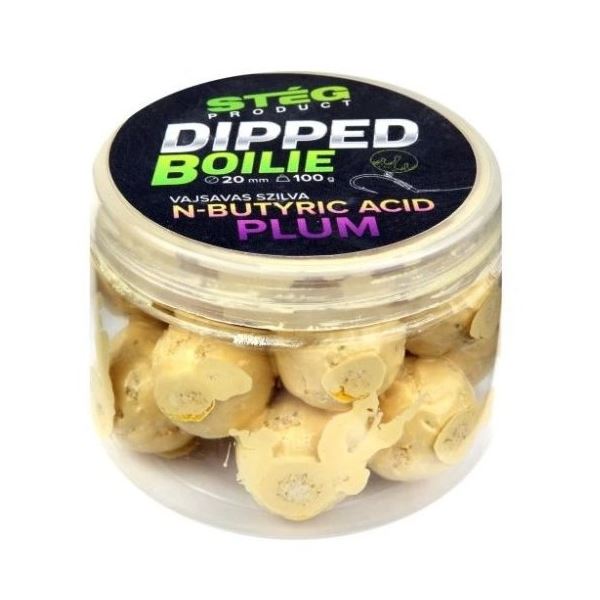Stég Boosterované Boilie Dipped Boilie 100 g 20 mm