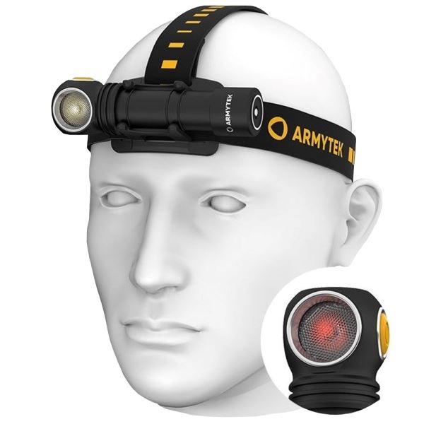 Armytek Čelovka Wizard C2 WR USB Bílé A Červené Světlo